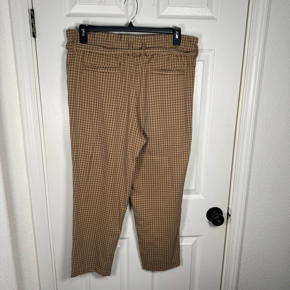 Liz‎ Claiborne Tan Checkered Trousers - Picture 3 of 4